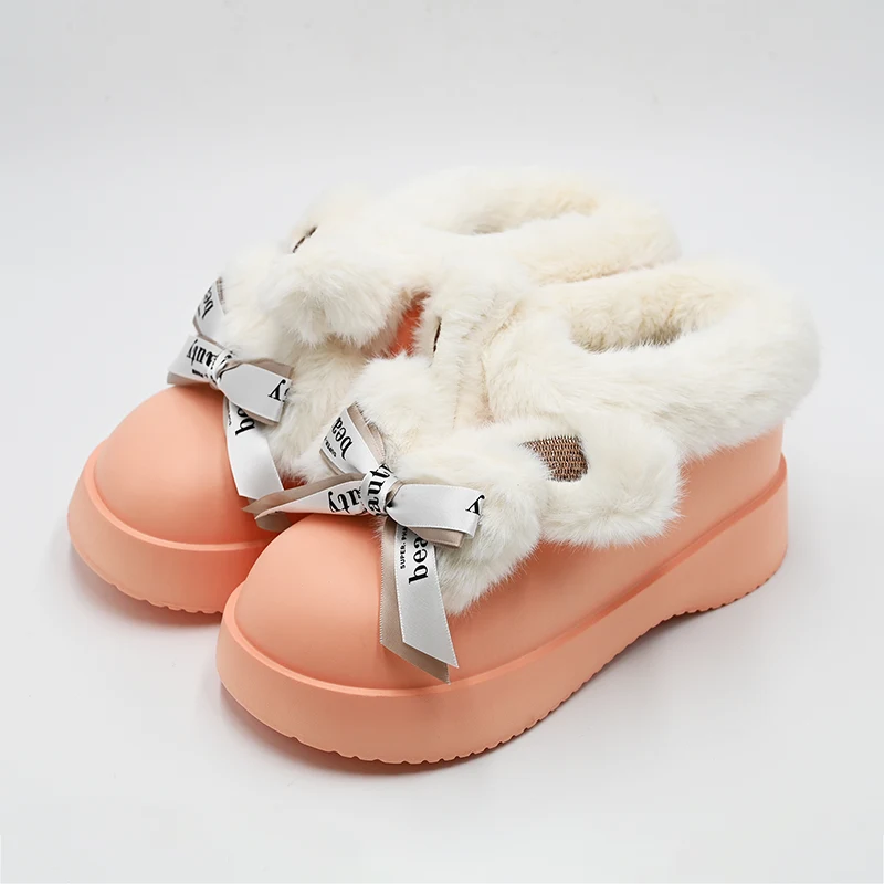 Kasut salji telinga bowknot