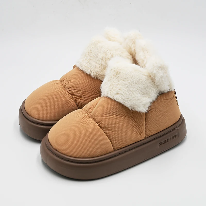 Boots Salji Mid-Bahagian Telinga Telinga Menegak